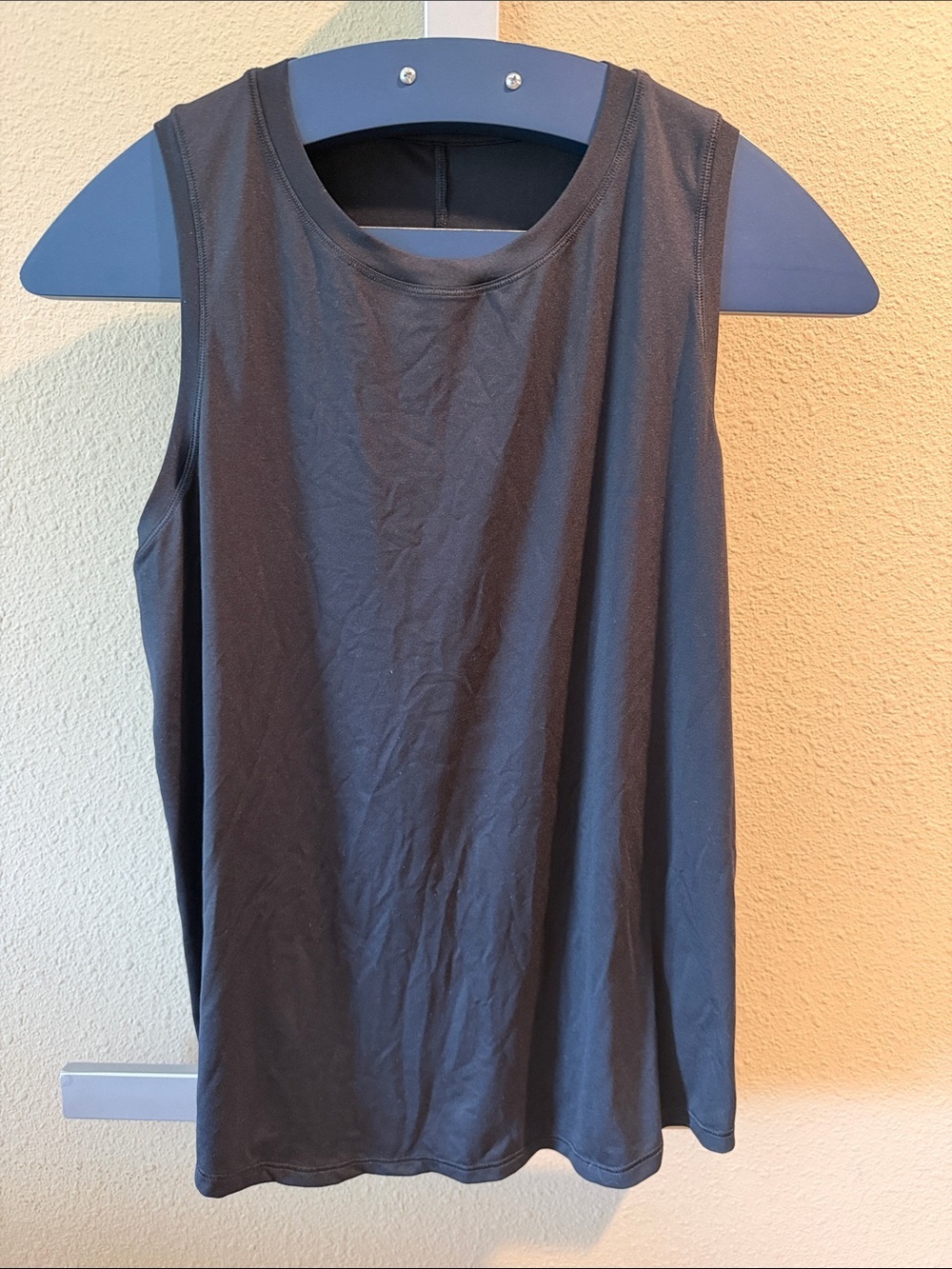 CRZ YOGA Black Sleeveless Athletic Tank Top EUC